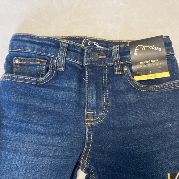 Art class boys relaxed taper denim blue  jeans size 5​ NWT - Picture 4 of 6
